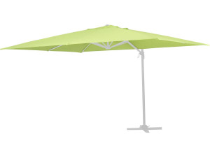 Poszycie na parasol ogrodowy "Sun 3" z boczną nogą - 3 x 3 m - Zielone