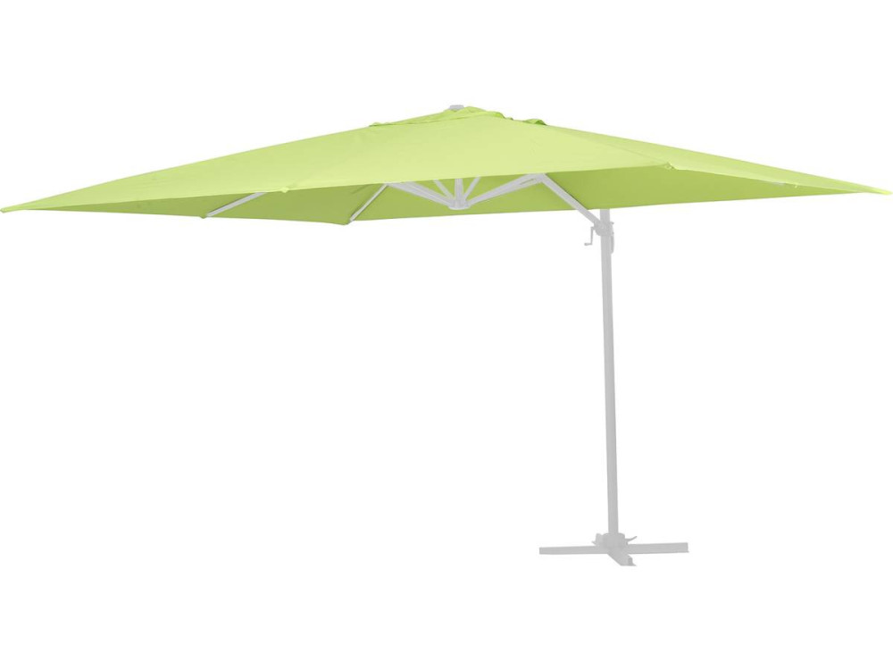 Poszycie na parasol ogrodowy "Sun 3" z boczną nogą - 3 x 3 m - Zielone