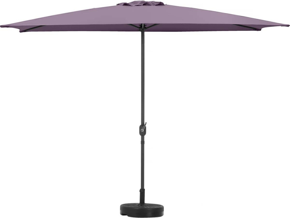 Parasol ogrodowy "Sol 2" - Kwadratowy - 2 x 3 m - Fioletowy