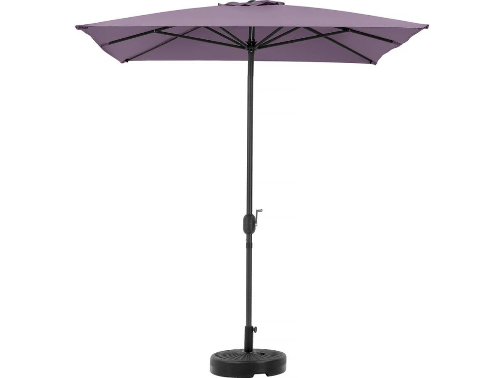 Parasol ogrodowy "Sol 2" - Kwadratowy - 2 x 3 m - Fioletowy
