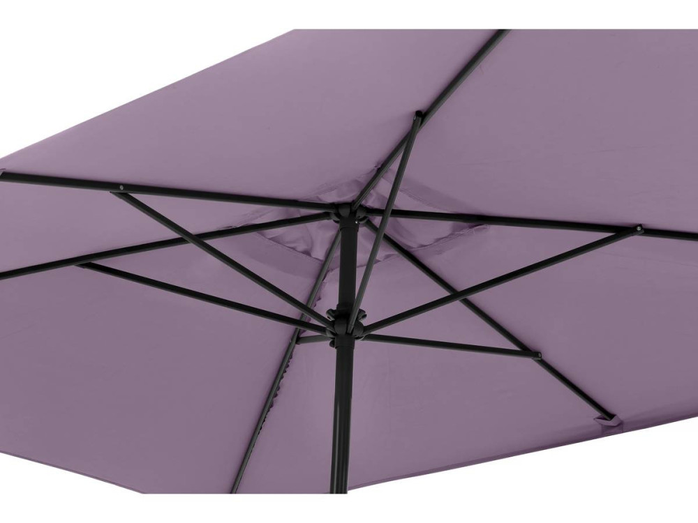 Parasol ogrodowy "Sol 2" - Kwadratowy - 2 x 3 m - Fioletowy