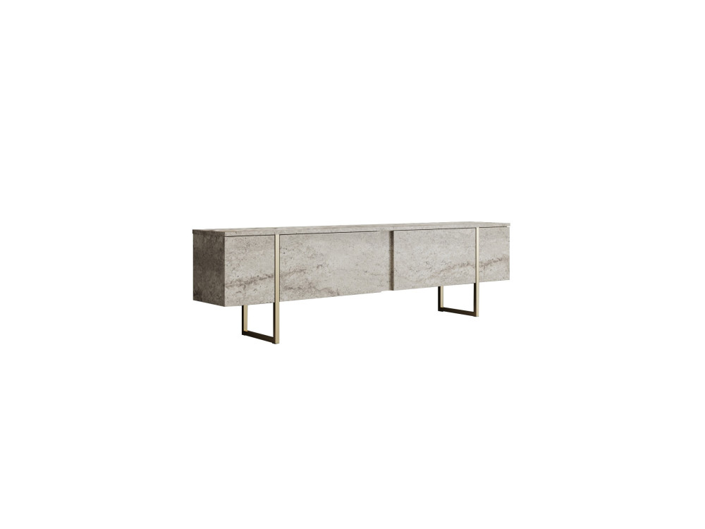 Drewniana podstawa pod telewizor "Luxe" - 180 x 30 x 50 cm - TravertinOr