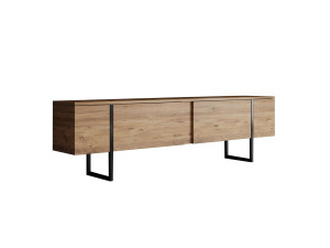 Drewniany stojak pod telewizor "Luxe" - 180 x 30 x 50 cm - Brązowy