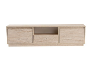 Drewniana podstawa pod telewizor "Vanguard" - 160 x 29 x 42 cm - trawertyn