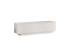 Drewniana podstawa pod telewizor "FN1" - 140 x 35 x 38 cm - Biały