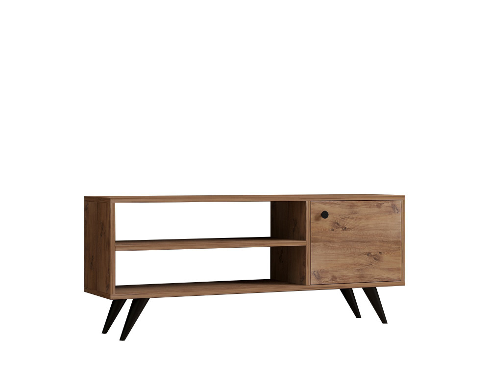 Drewniana podstawa pod telewizor "Jena" - 120 x 29 x 50 cm - sosna atlantycka