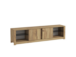 Drewniana podstawa pod telewizor "Aydos" 180 x 35 x 45 cm - dąb