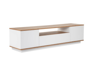 Drewniana podstawa pod telewizor "Veramont" - 180 x 44 x 44 cm - Brązowy