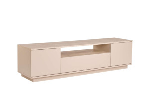 Drewniana podstawa pod telewizor "Veramont" - 180 x 44 x 44 cm - Beżowy