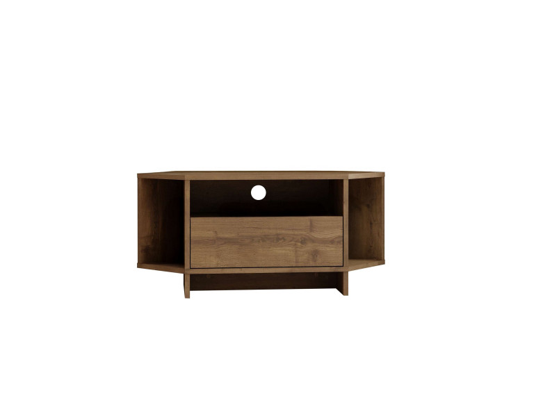 Drewniany stojak pod telewizor "Viva" - 95 x 35 x 45 cm - Brązowy
