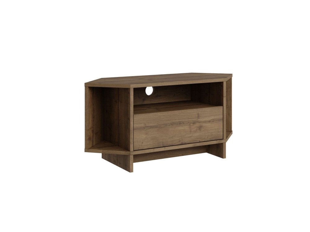 Drewniany stojak pod telewizor "Viva" - 95 x 35 x 45 cm - Brązowy