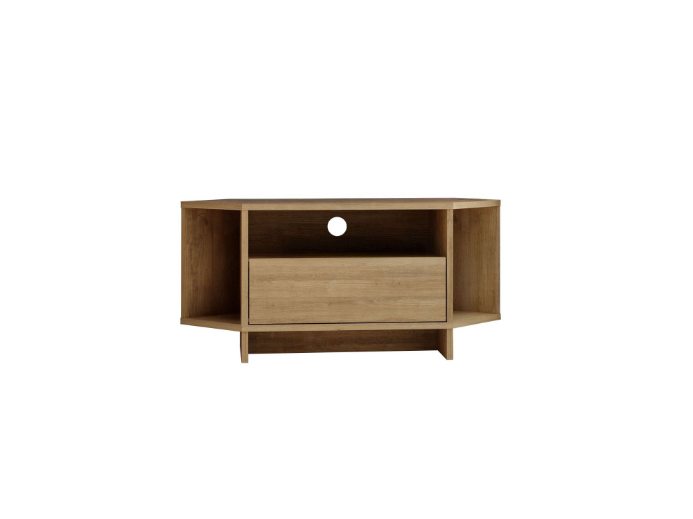 Drewniany stojak pod telewizor "Viva" - 95 x 35 x 45 cm - Beżowy