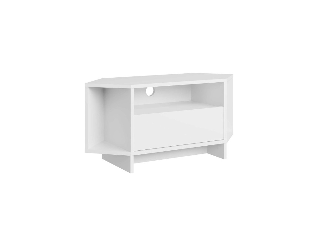Drewniana podstawa pod telewizor "Viva" - 95 x 35 x 45 cm - Biały