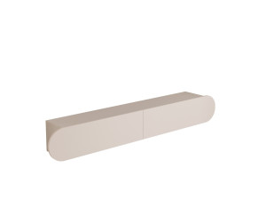 Drewniana podstawa pod telewizor "LUM1" - 180 x 31 x 29 cm - Kremowy