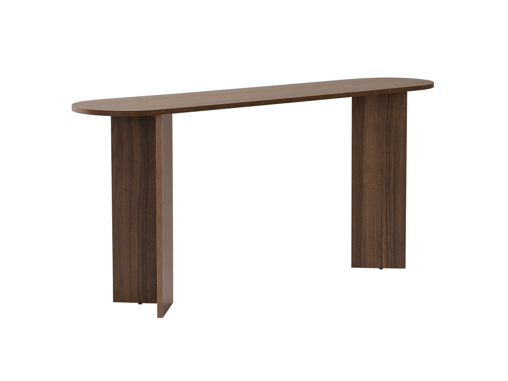 Kredens drewniany "Sira" - 150 x 35 x 75 cm - Orzech