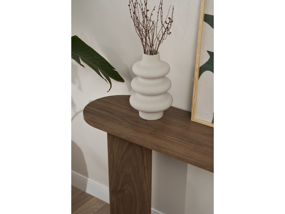 Kredens drewniany "Sira" - 150 x 35 x 75 cm - Orzech