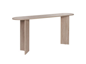 Kredens drewniany "Sira" - 150 x 35 x 75 cm - Trawertyn