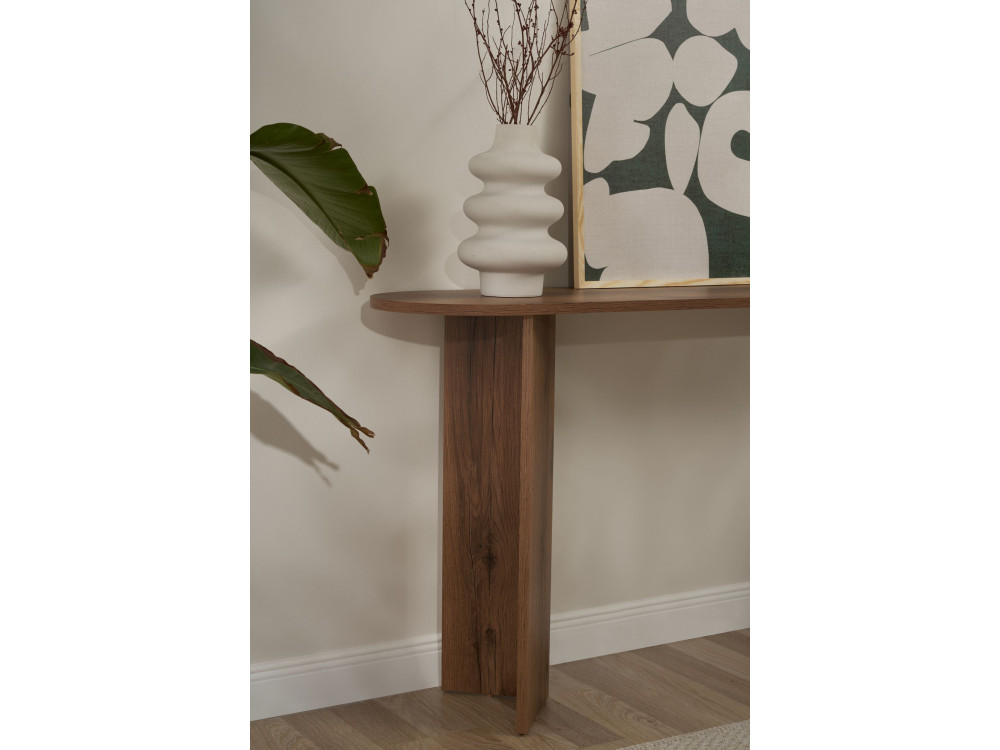 Kredens drewniany "Sira" - 150 x 35 x 75 cm - Orzech