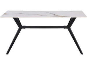 Stół jadalny ceramiczny "Boreal" - 4-6 osób - 160 cm - biały