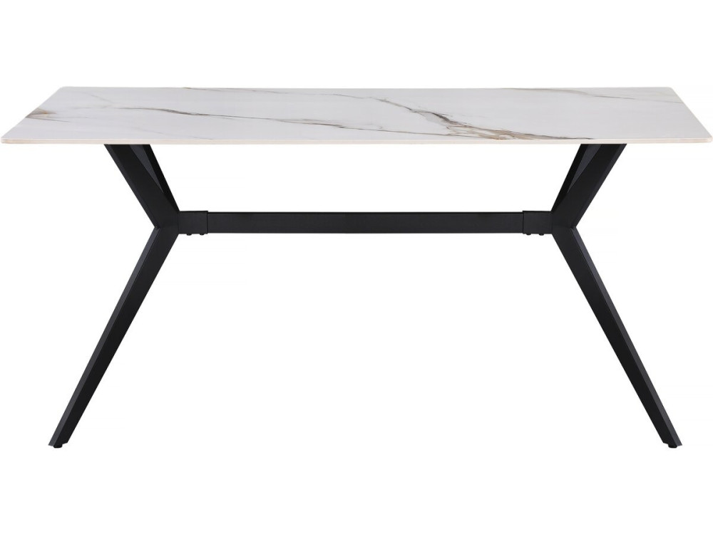 Stół jadalny ceramiczny "Boreal" - 4-6 osób - 160 cm - biały