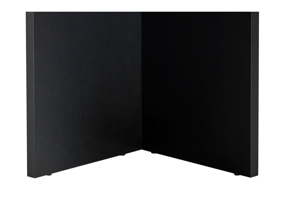 Drewniany stół do jadalni "Sablin" - 180 x 89 x 75 cm - Czarne drewno