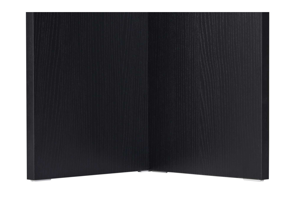 Drewniany stół do jadalni "Sabella" 200 x 90 x 75 cm - Czarne drewno