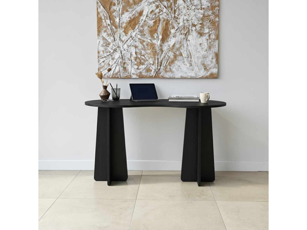 Drewniane biurko "infinity" 120 x 60 x 75 cm - Czarne