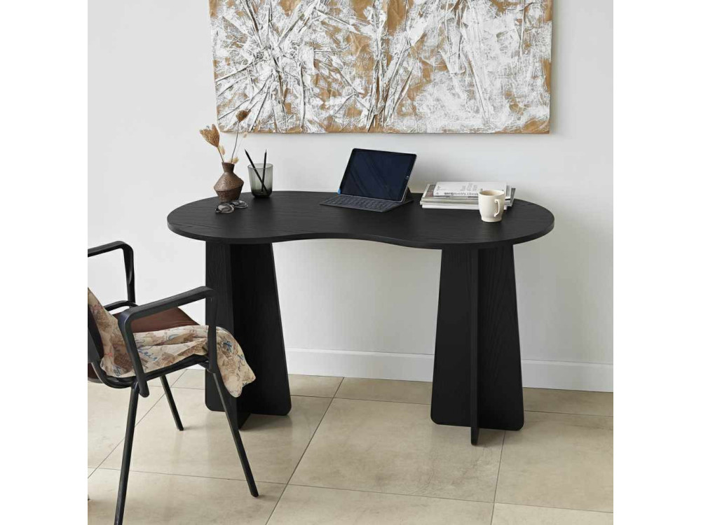 Drewniane biurko "infinity" 120 x 60 x 75 cm - Czarne