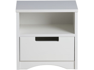 Stolik nocny dla dzieci "Classic" -40,5 x 39,5 x 30,5 cm- Biały