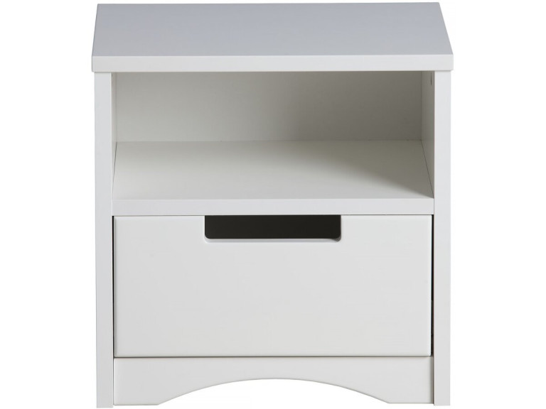 Stolik nocny dla dzieci "Classic" -40,5 x 39,5 x 30,5 cm- Biały