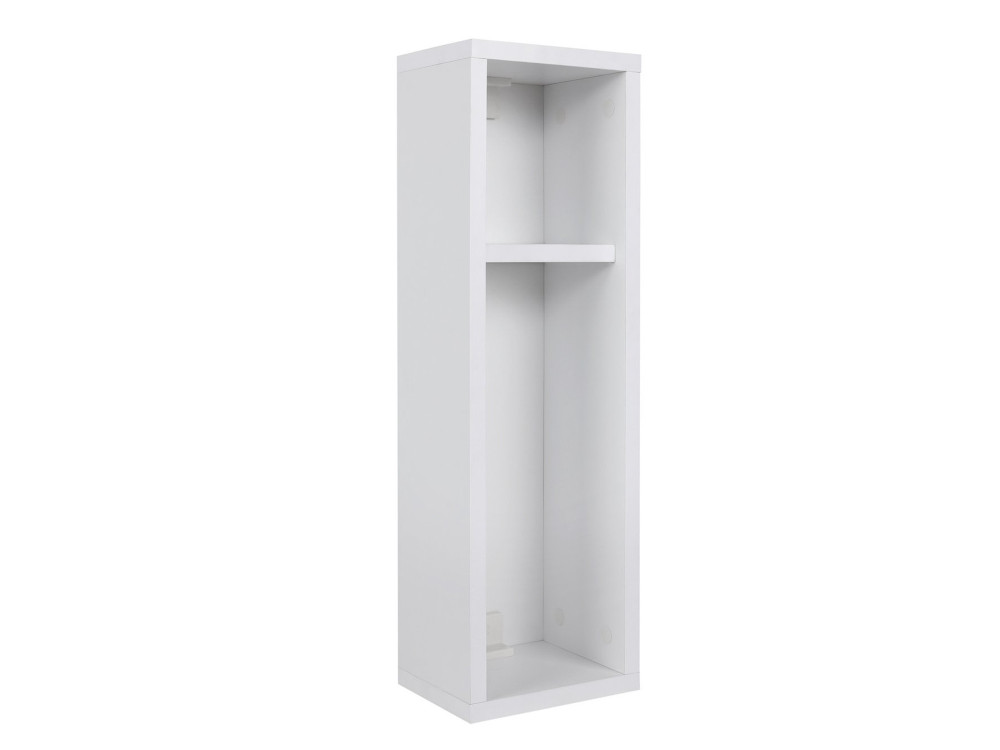 Drewniany stolik nocny "Turra" - 20 x 15 x 65 cm - Biały