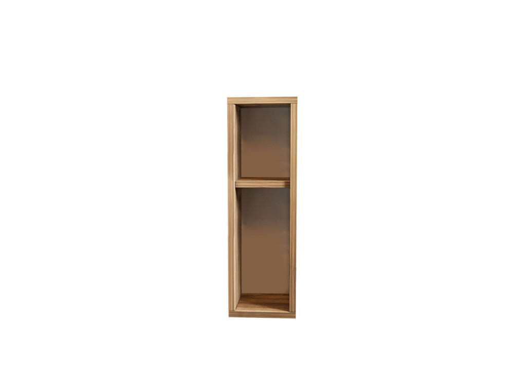 Drewniany stolik nocny "Turra" - 20 x 15 x 65 cm - Brązowy