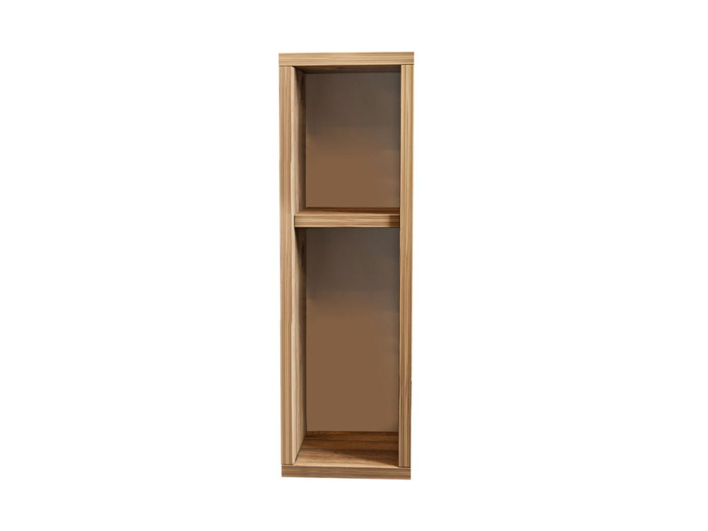 Drewniany stolik nocny "Turra" - 20 x 15 x 65 cm - Brązowy