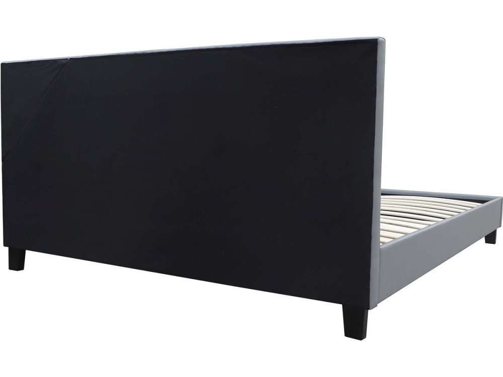 Łóżko "Maria" LED - 160 x 200 cm - Szare