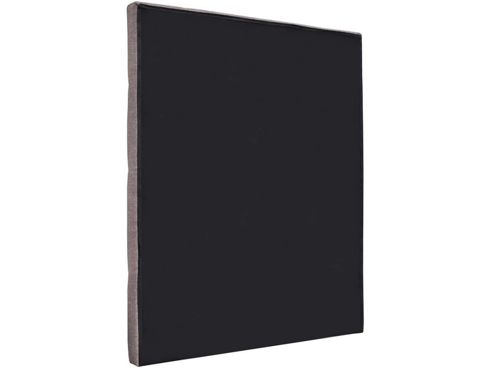 Pikowany zagłówek do łóżka "Deco" - 99 cm - Brązowo-szary - Z tkaniny