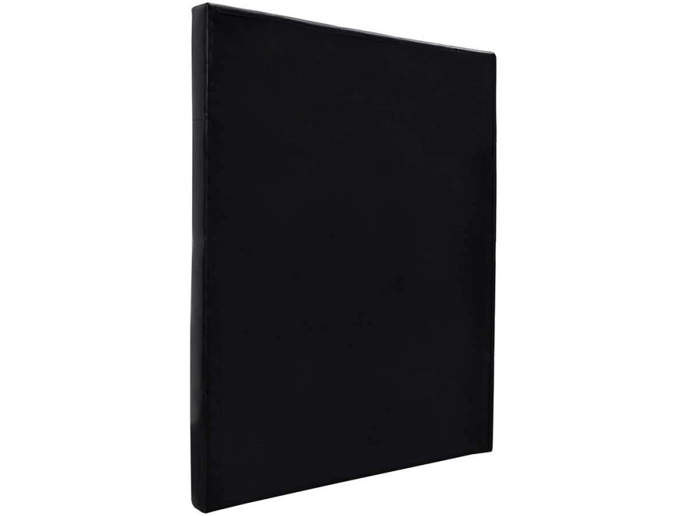 Pikowany zagłówek "Deco" - 99 cm - Czarny - Z PVC