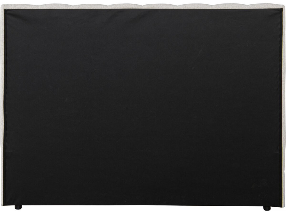 Zagłówek z tkaniny teksturowanej "Val Thorens" - beżowy - 140 cm