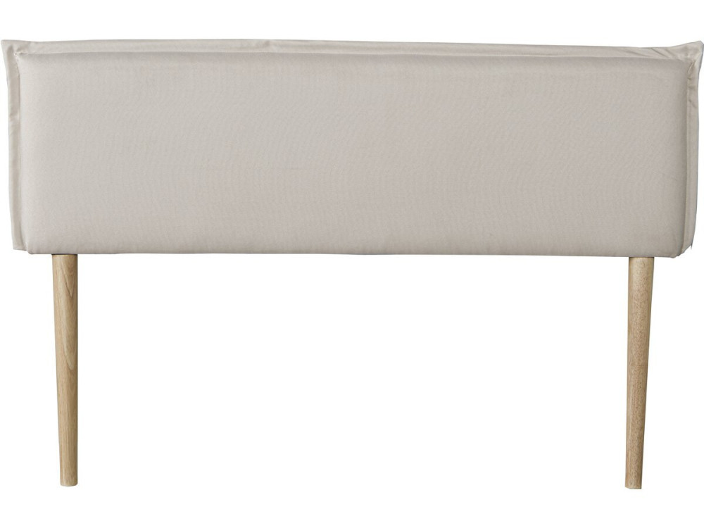 Zagłówek "Jessica" z lnu - 160 cm - Beżowy