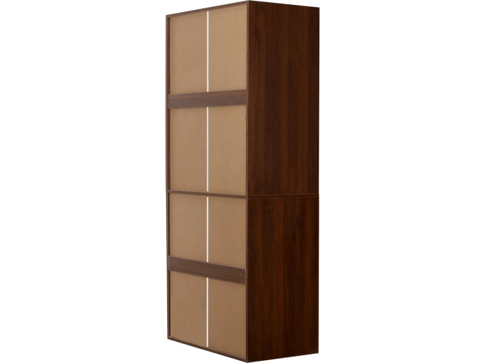 Szafa "Opéra" z 4 szufladami i 1 miejscem do powieszenia - 80 x 45 x 180 cm - Brązowy