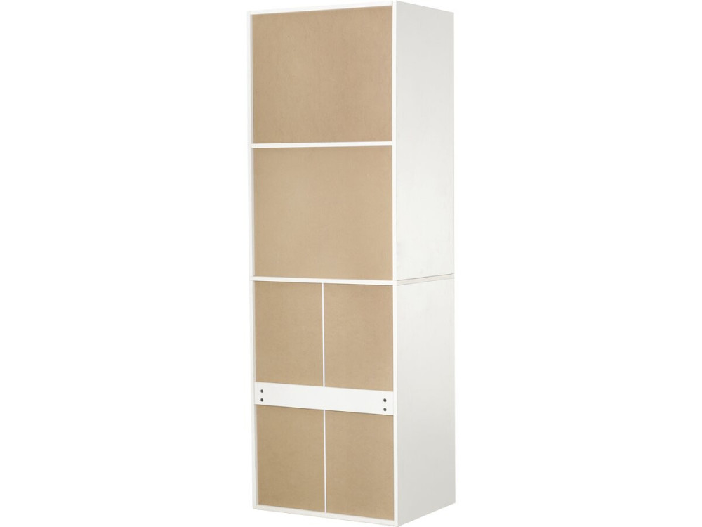 Szafa "Opéra" z 5 szufladami i 2 półkami - 60 x 45 x 180 cm - Biały