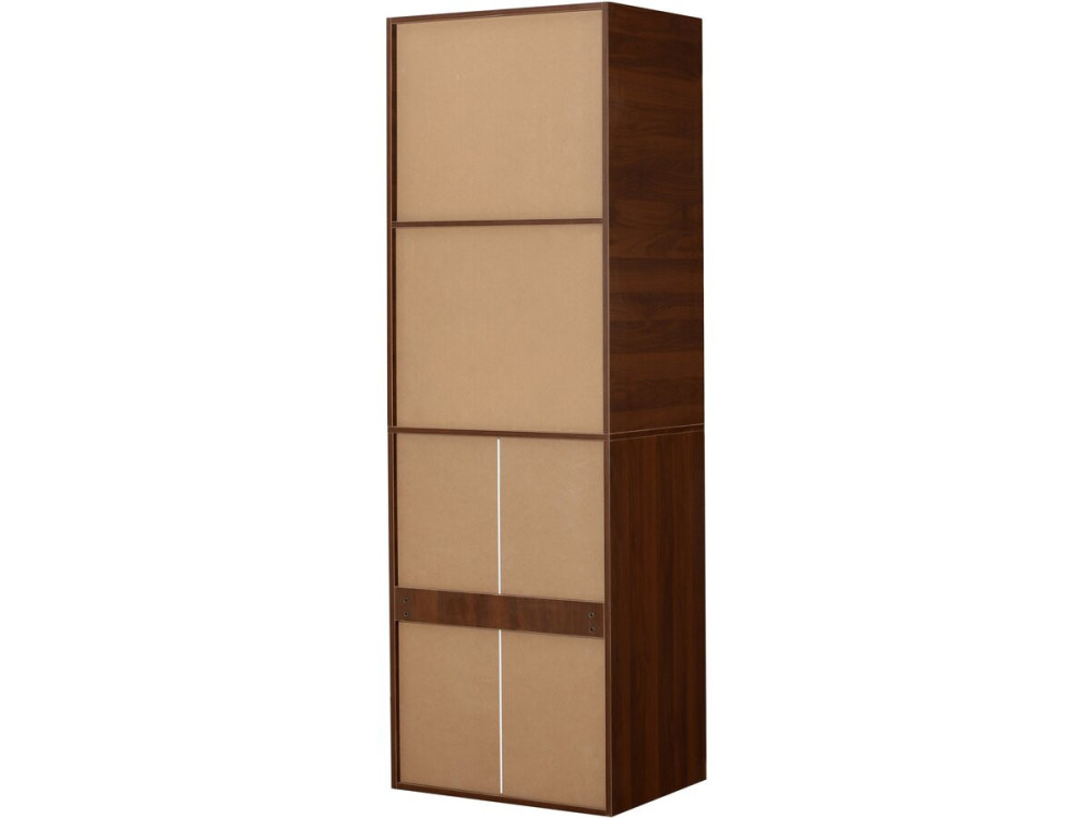 Szafa "Opéra" z 5 szufladami i 2 półkami - 60 x 45 x 180 cm - Brązowy