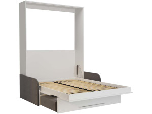 Rozkładane łóżko KYM SOFA 3" - 140 x 200 cm - Biały
