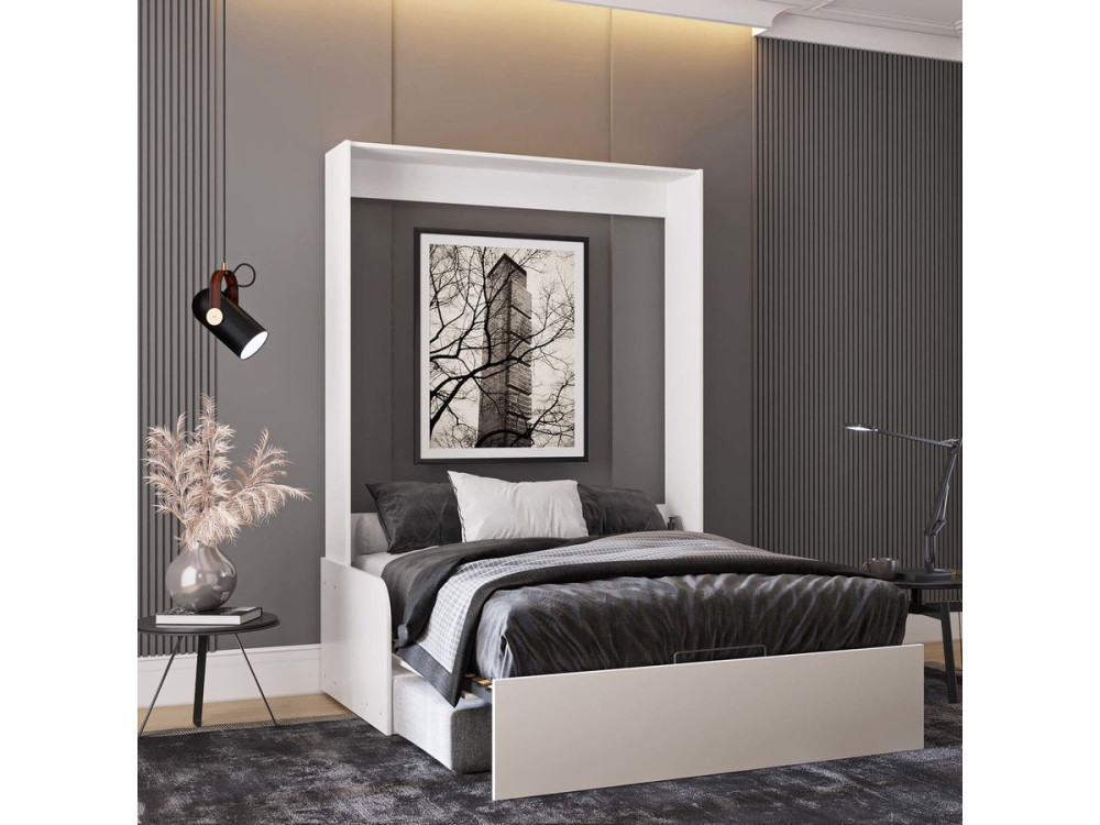 Łóżko składane NYD SOFA 5" - 140 x 200 cm - Biały