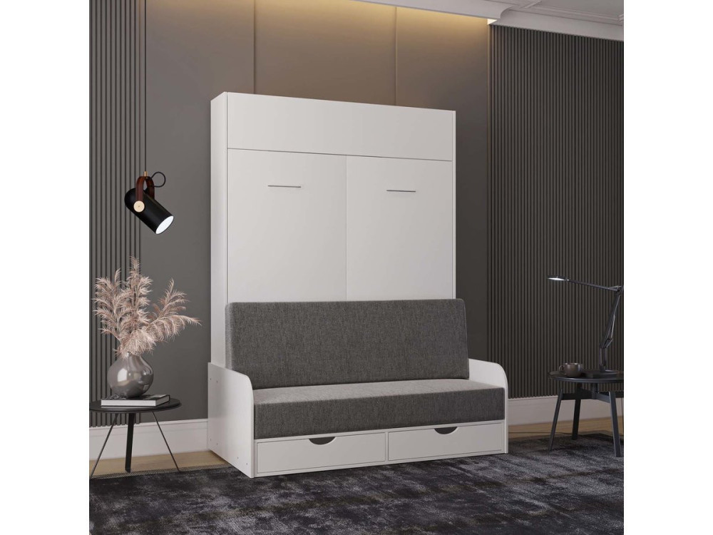 Łóżko składane NYD SOFA 5" - 140 x 200 cm - Biały