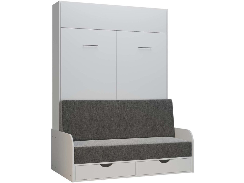 Łóżko składane NYD SOFA 5" - 140 x 200 cm - Biały
