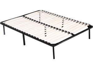 Rama listwowa - 160 x 200 cm - 20 listew - Czarna