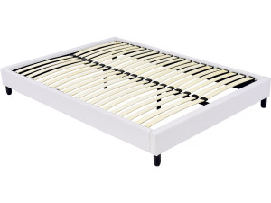 Stelaż tapicerski listwowy - 140 x 190 cm - 20 listew - Biały