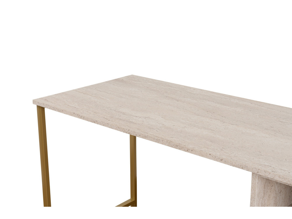 Podwójne biurko do gabinetu - 240 x 60 x 74 cm - TravertinOr
