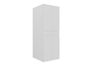 Szafka pod pralkę „Neve 70” – 70 x 73 x 193 cm – matowa biel