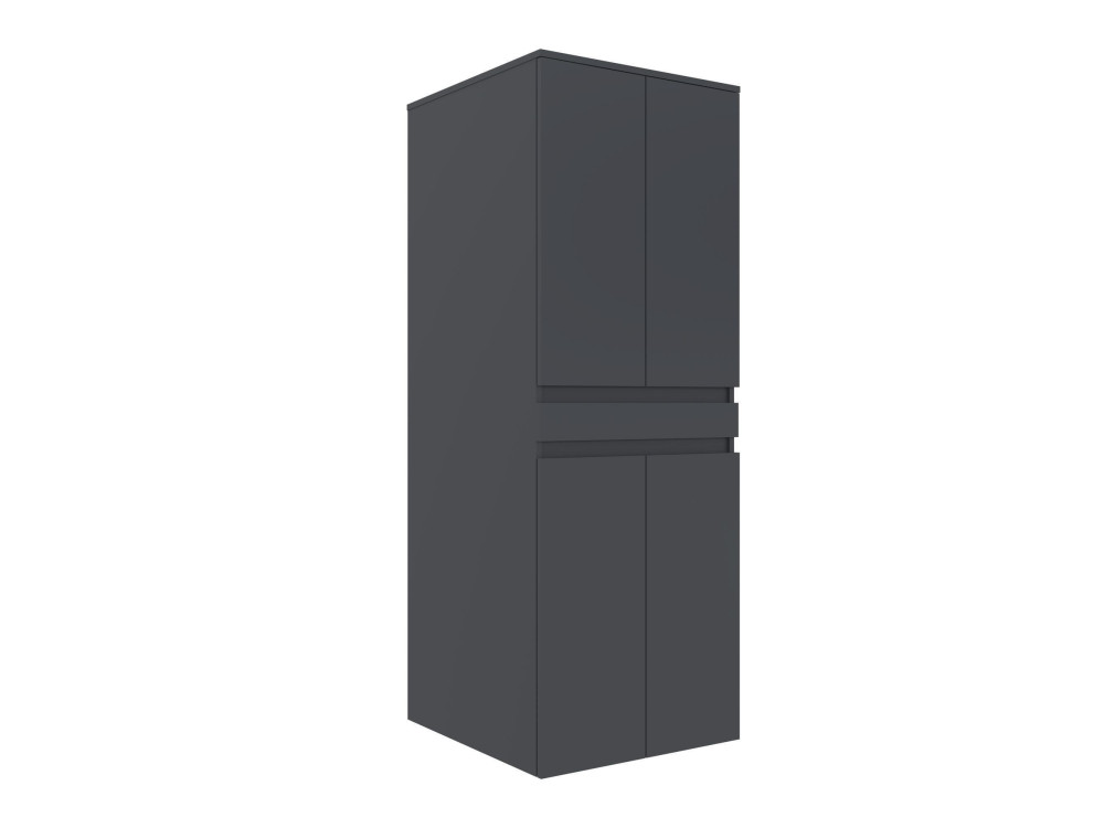 Szafka pod pralkę „Neve 70” – 70 x 73 x 193 cm – matowy antracyt